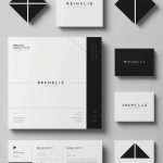 Brand Identity design, black